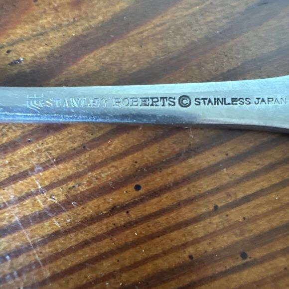 Stanley Roberts Burgantine Velvet Meat Fork Vintage - Picture 4 of 6